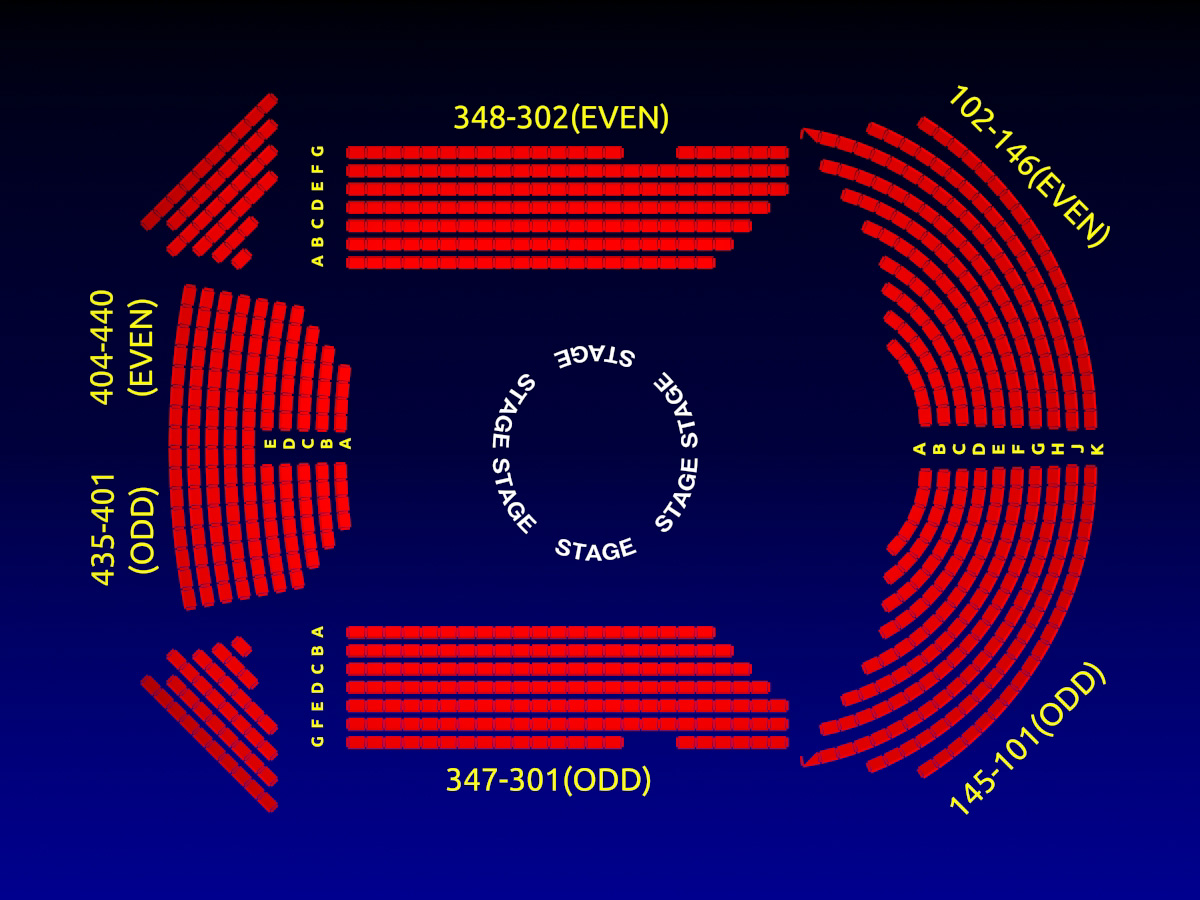 Circle Theater Seating Chart