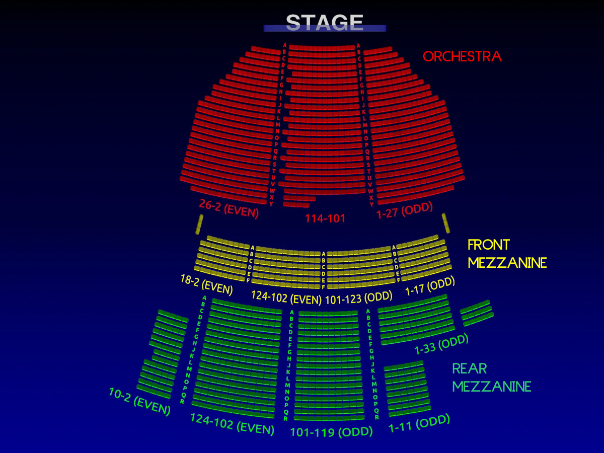 Broadway In Chicago Seating Chart