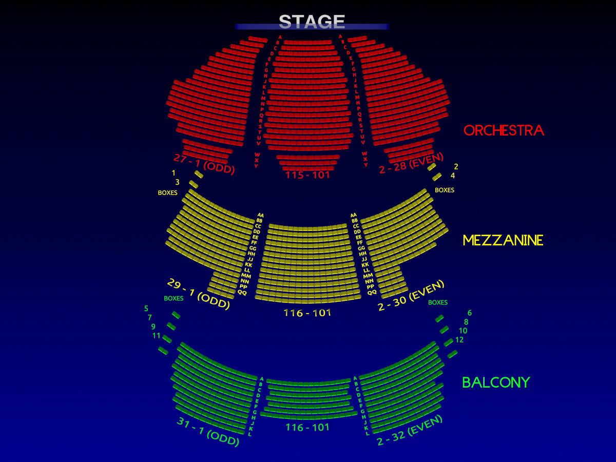 Al Hirschfeld Theater, New York, NY - Seating Chart & Stage - New York City  Theater