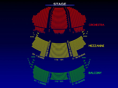 Interactive 3D Seating Chart