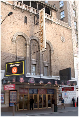 The exterior of the John Golden Theatre can be seen in the movies A Chorus Line and All About Eve.