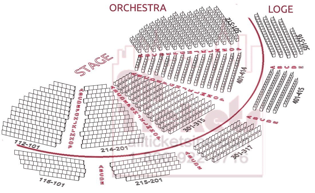 Vivian Beaumont Seating Chart