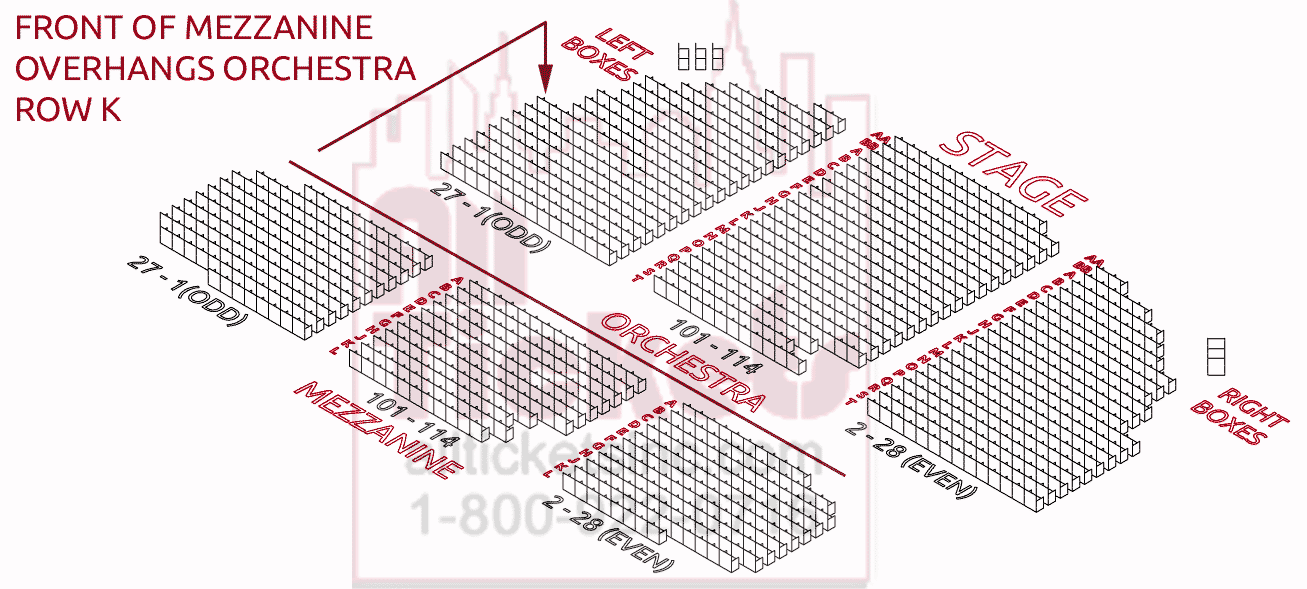 Broadhurst Theatre Seating Chart