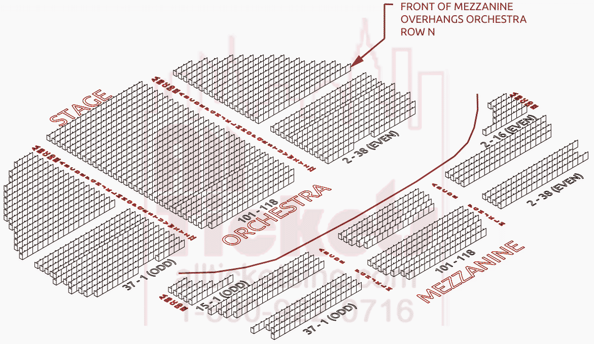 The Gershwin Theatre Seating Chart