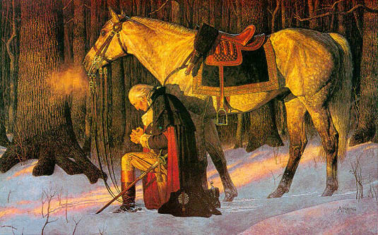 A test of faith, Valley Forge. 