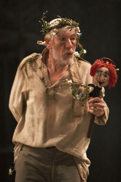 Ian McKellen, as King Lear, will be on Broadway this season with Patrick Stewart in Waiting for Godot and No Man's Land.