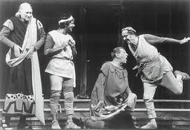 From All Tickets Phil Silvers, Larry Blyden and Carl Ballantine in "Forum."