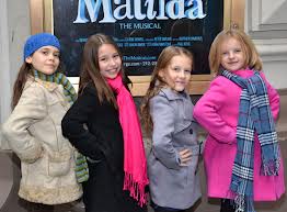 Matilda the musical Broadway, girls playing Matilda