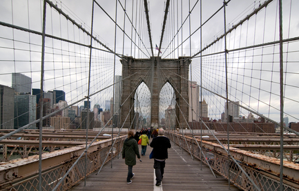 Walking Brooklyn Bridge