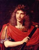 French playwright, actor, and company manager, Moliere.