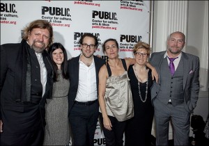Public Theater - Fun Home opening night, cast, creative team and attendees