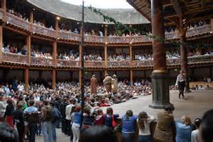 The recreation of The Globe Theatre.