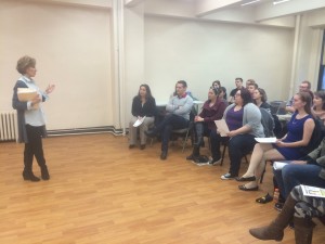 Stage Door Connection acting workshop run by Tony winner Joanna Gleason.