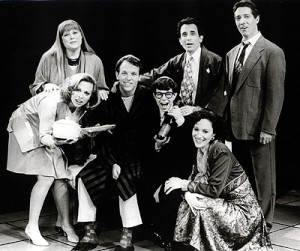 The original 1992 cast of Falsettos!